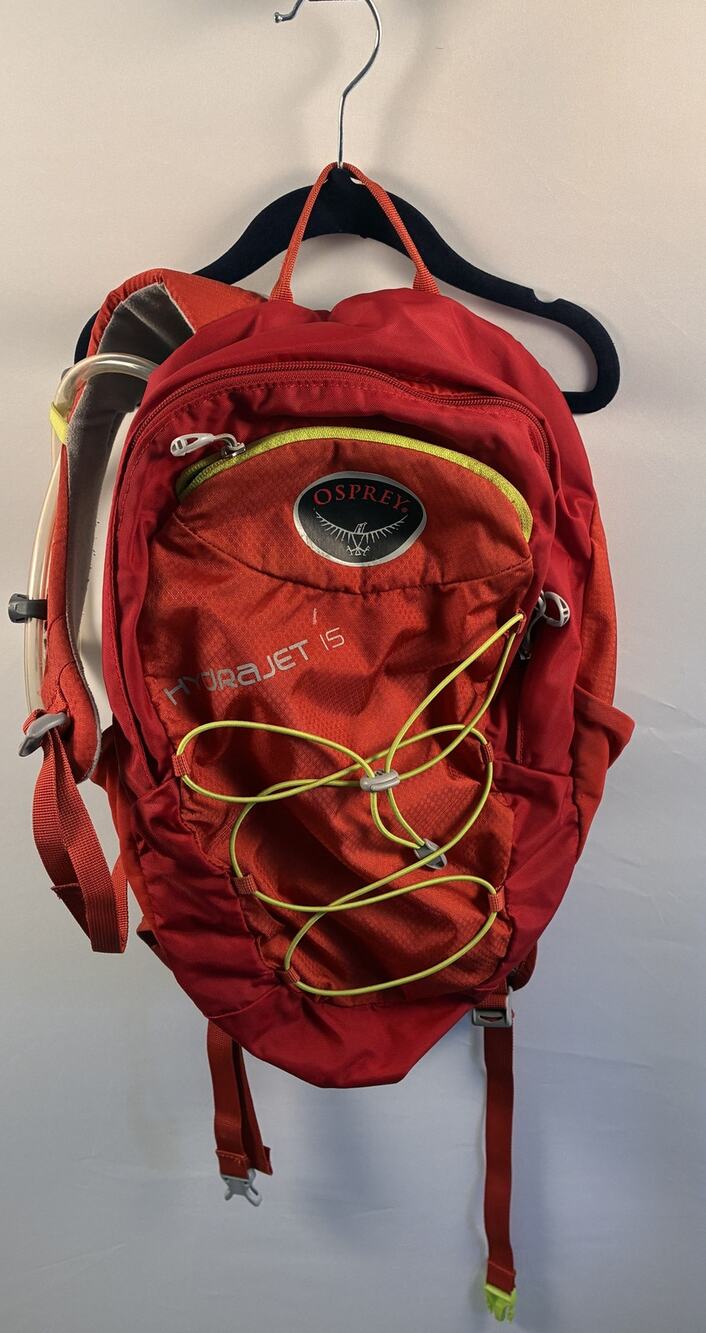 Osprey Kids HydraJet 15 Hydration Pack Backpack Red w/ 1.5L Hydraulics Reservoir